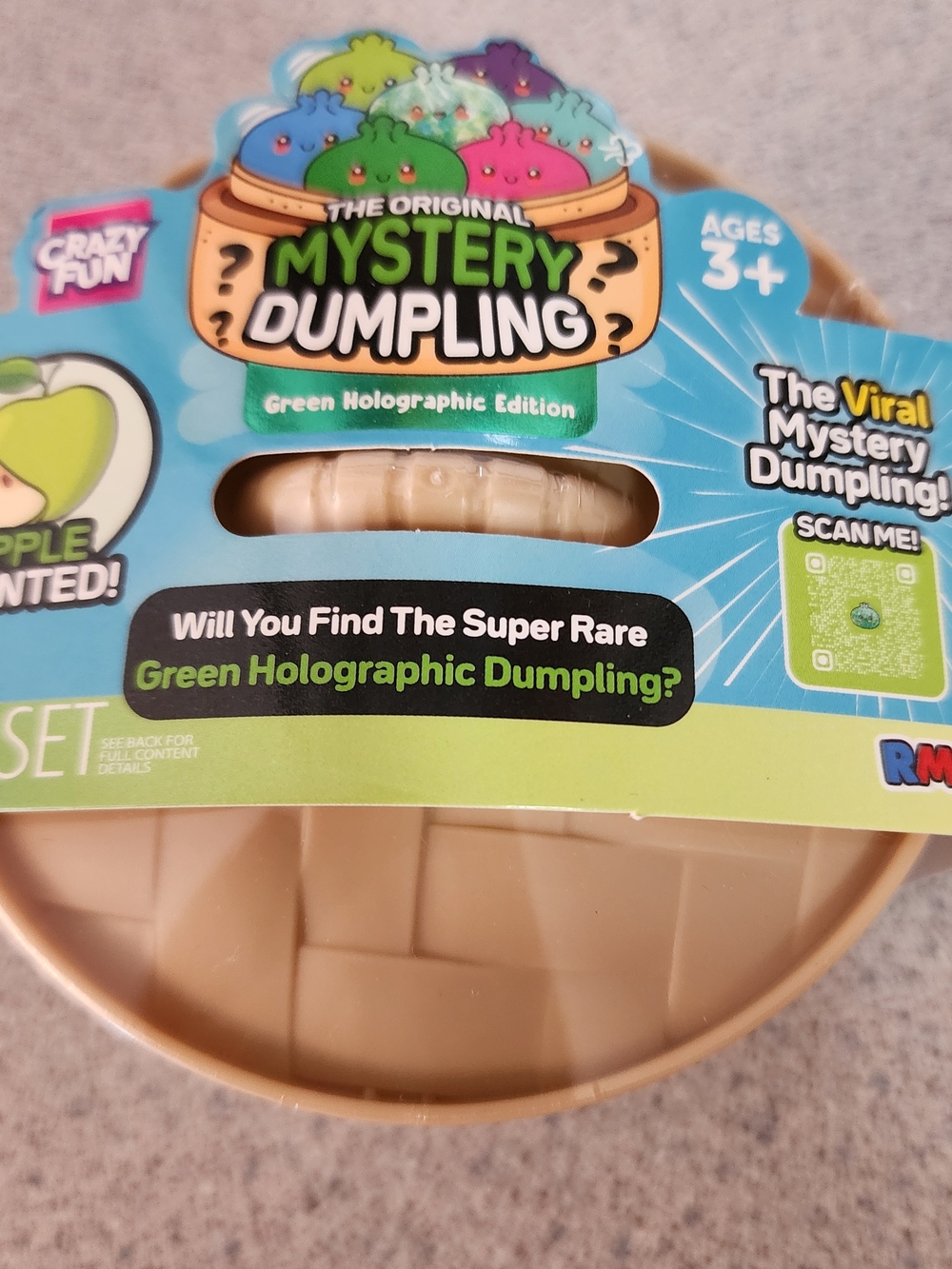 The Original Mystery Dumpling Green Holographic Edition Toy